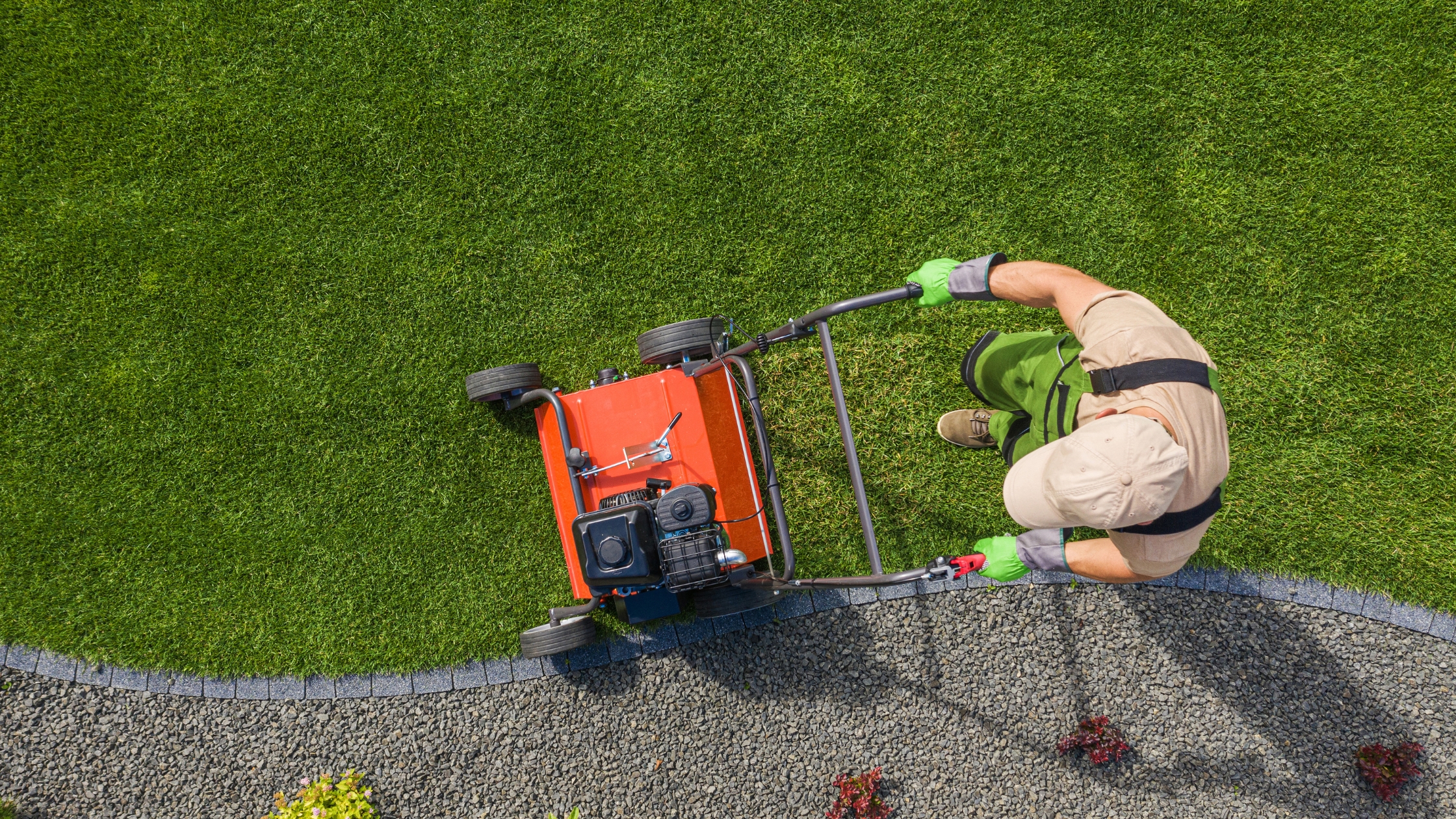 Commercial lawn aeration