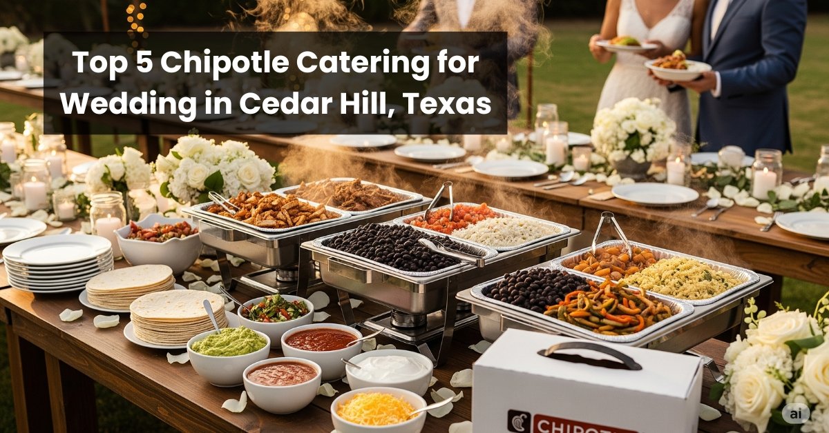 Top 5 Chipotle Catering for Wedding in Cedar Hill, Texas